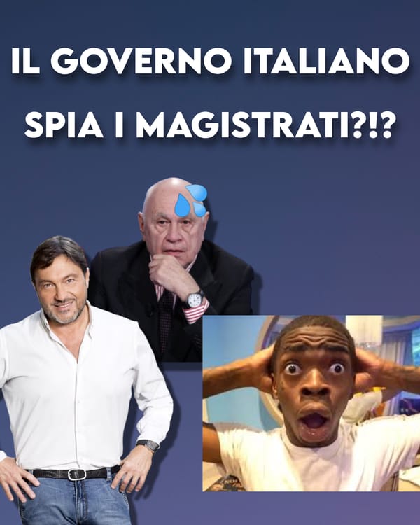 Il governo italiano spia i magistrati